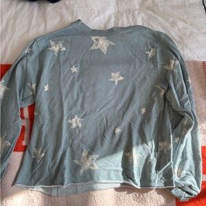 Star Patterned Long Sleeve Shirt